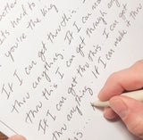 Hand Written Lyric Sheet